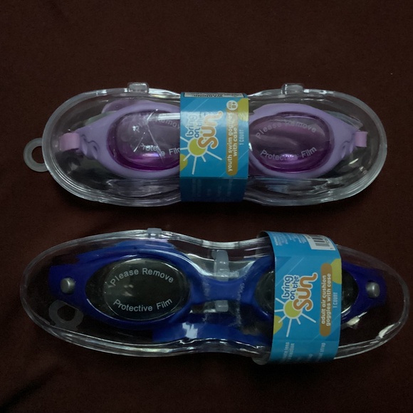 Bring on the Sun Adult & Youth Swim Goggles Bundle NEW - Picture 2 of 6
